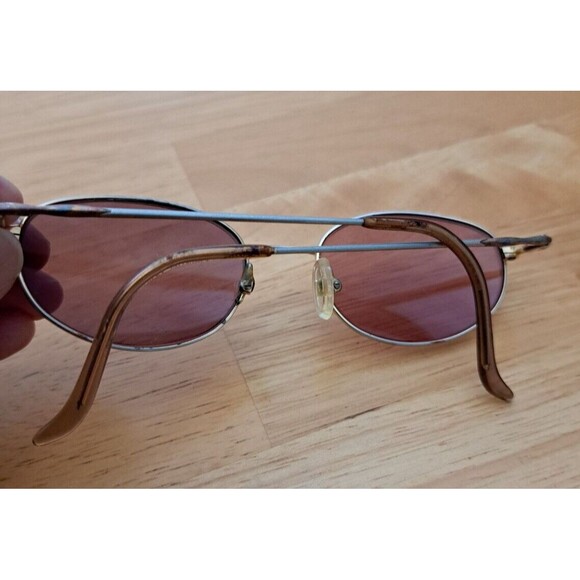 Catherine Deneuve Eyeglasses Frames CD-118 BRN 135 Gold/Pink Oval Flex Hinge - Picture 5 of 12